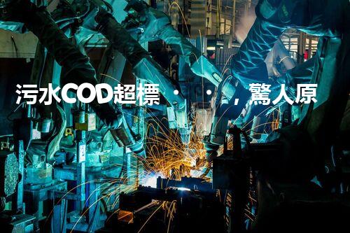 污水COD超標，驚人原因揭秘！